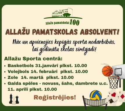 Sporta pasākumi absolventiem